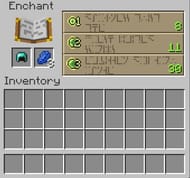 Select the crafted diamond helmet to be enchanted and power the enchantment table with lapis lazuli