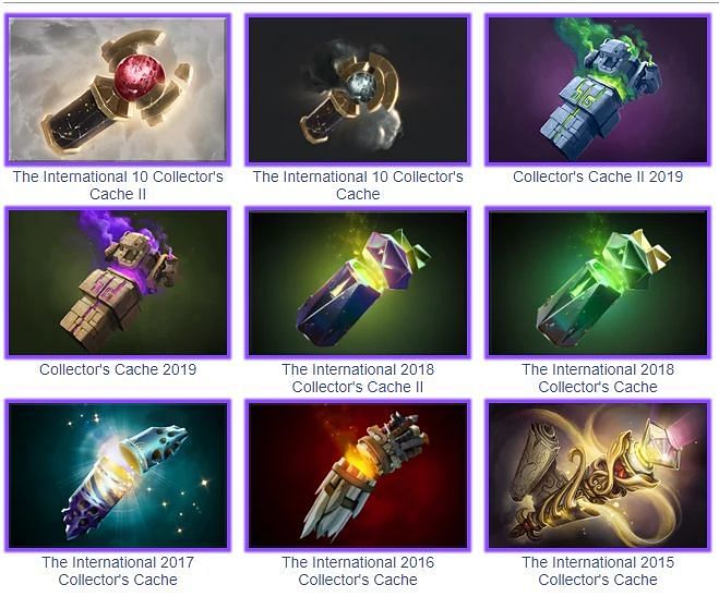 Collector&#039;s Cache (Image by dota2.fandom.com)