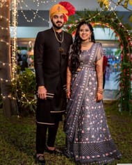 Vijay Shankar's with wife Vaishali Visweswaran in marriage rituals
