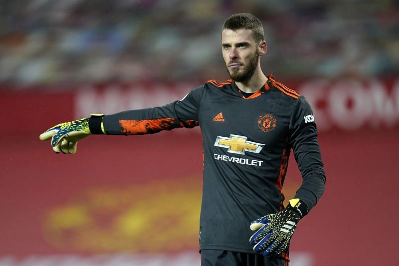 David de Gea in action for Manchester United