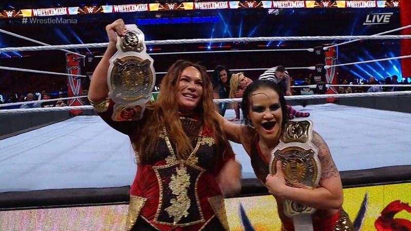 Shayna and Nia keep their gold at WrestleMania