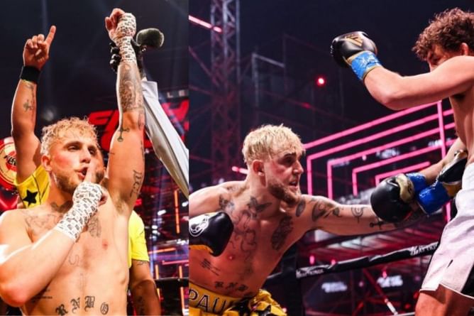 Watch: The moment Jake Paul knocked out Ben Askren in the first round of their boxing match