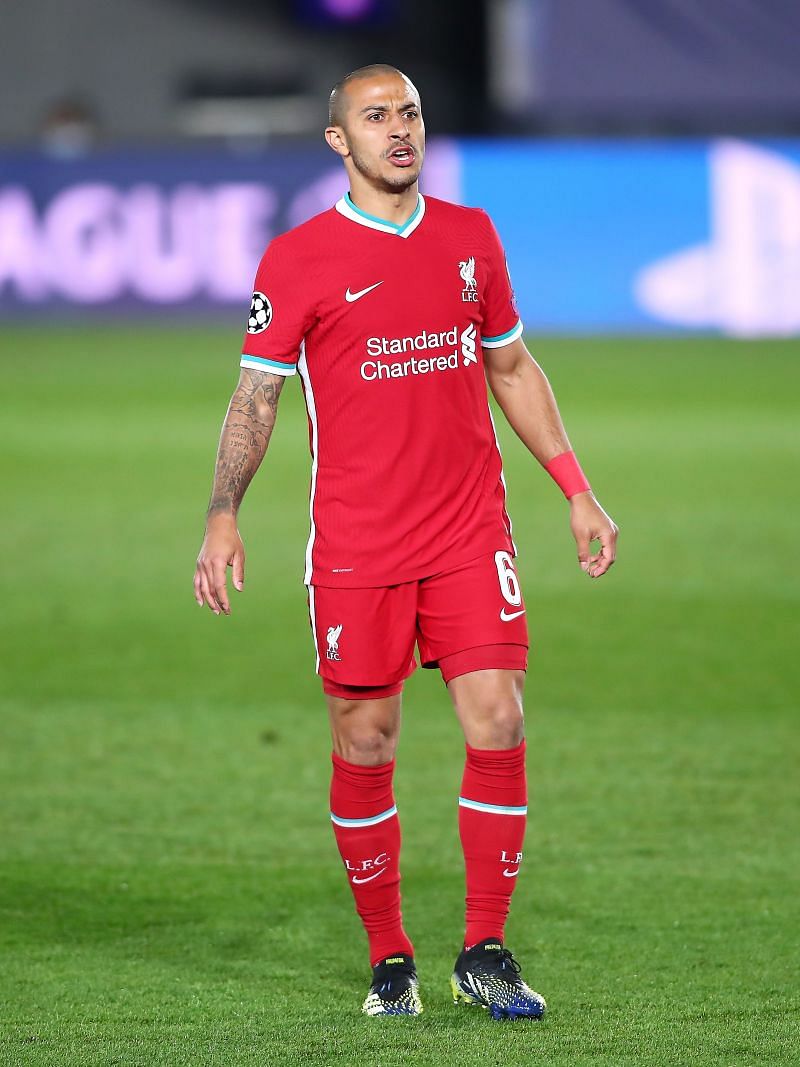 Thiago Alcantara made his presence felt in the Liverpool midfield