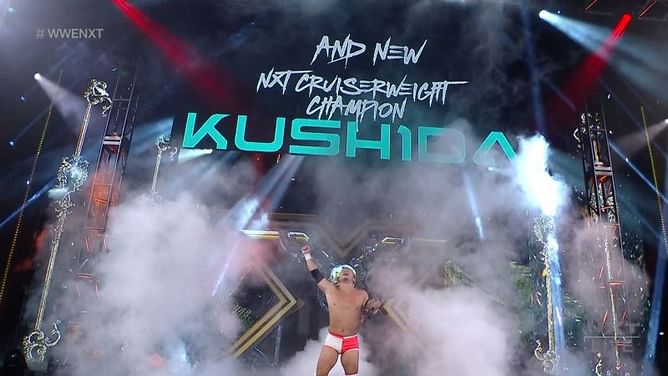 Kushida defeats Santos Escobar to become the new NXT Cruiserweight Champion