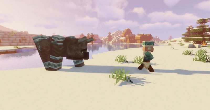 Shown: A Villager running for their life! (Image via Minecraft)