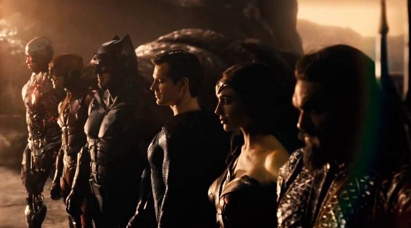 DC&#039;s finest heroes assembled in Zack Snyder&#039;s Justice League/ Image via Warner Bros.