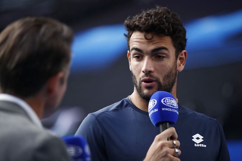 Matteo Berrettini speaks after withdrawing from the 2021 Australian Open