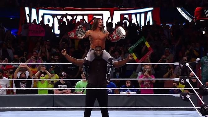 WWE Wrestlemania 37 नाईट 1 में एजे स्टाइल्स और ओमोस की जीत के 5 बड़े कारण