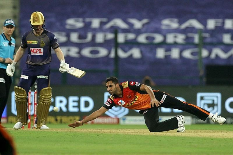 Bhuvi&#039;s return to fitness is a major boost for SRH. (Image Courtesy: IPLT20.com)