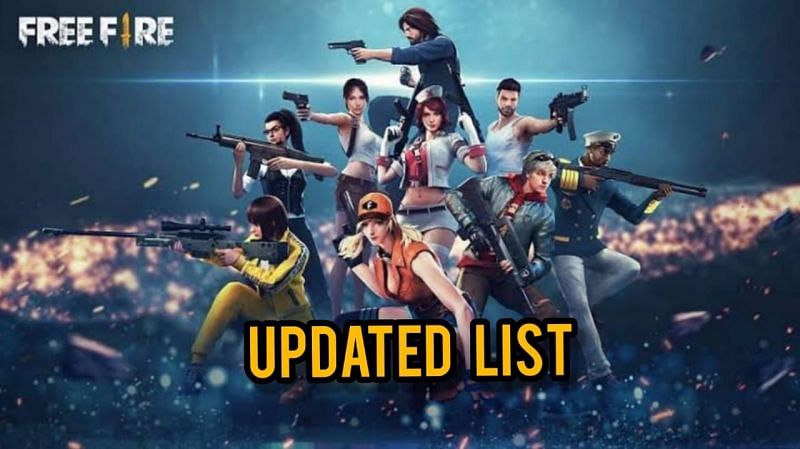 An updated list of characters after the World Series OB27 update in Free Fire