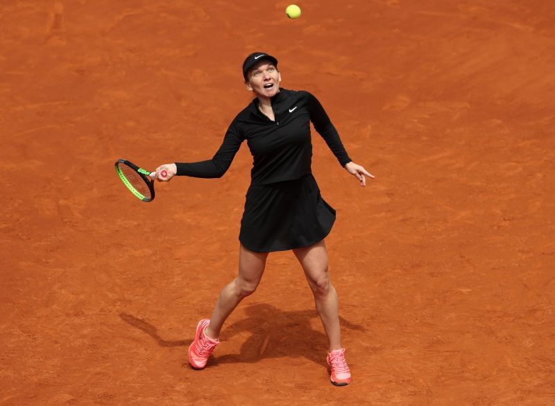 Simona Halep at the 2021 Mutua Madrid Open