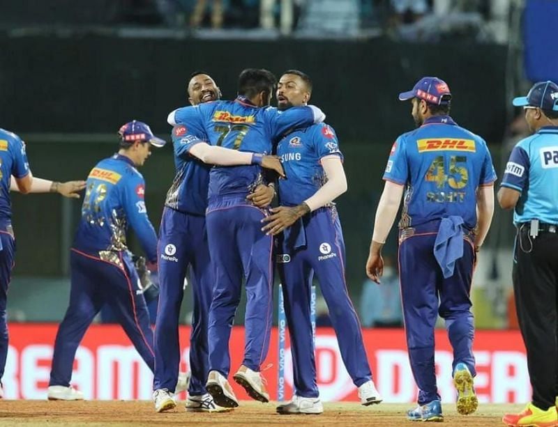 The Mumbai Indians posted their first win of IPL 2021 against KKR tonight [Credits: IPL]