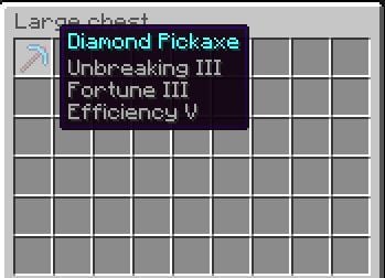 What is the highest level of efficiency in Minecraft?