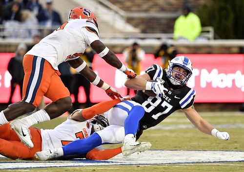 Syracuse Safety Andre Cisco could bring his hard-hitting ways to the NFL next season.