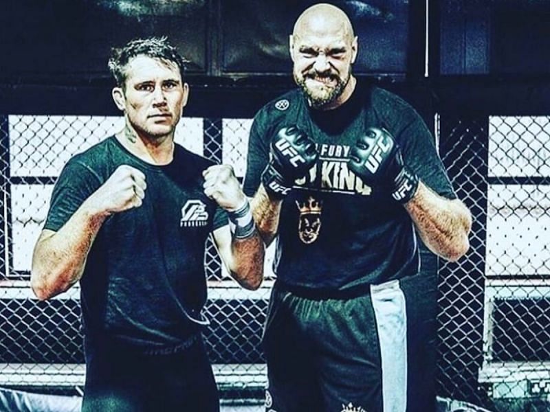 Tyson Fury with Darren Till