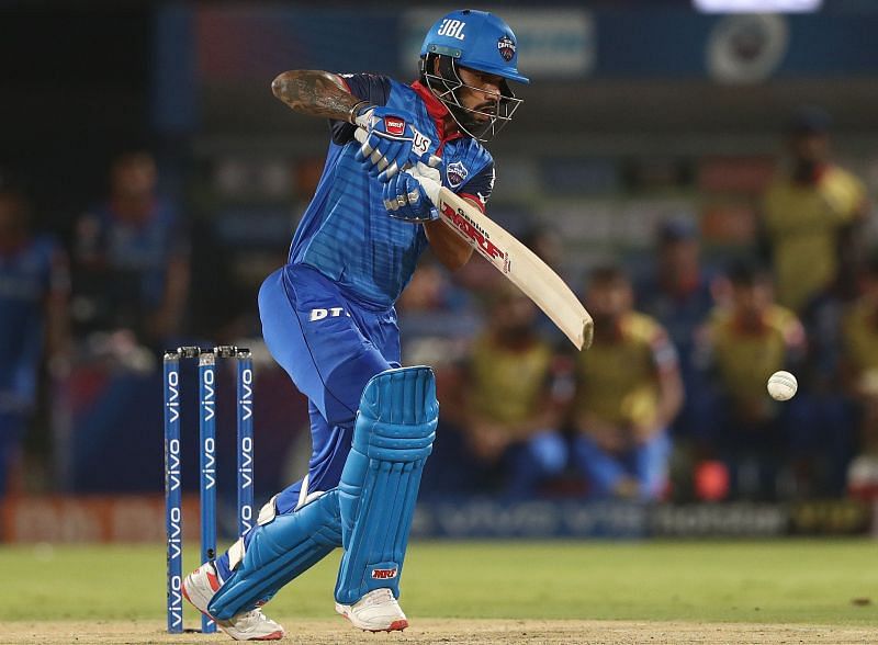 Shikhar Dhawan was the top scorer for the Delhi Capitals in their first match of IPL 2021