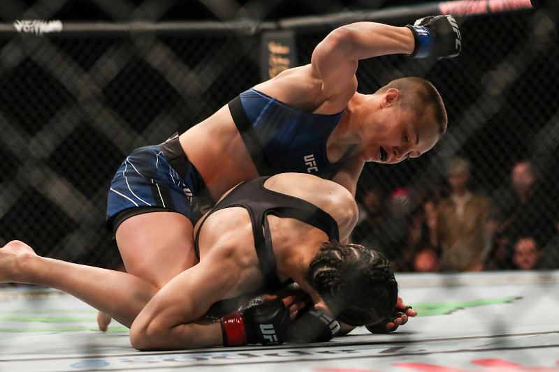 Rose Namajunas regained her UFC strawweight title in brutal fashion