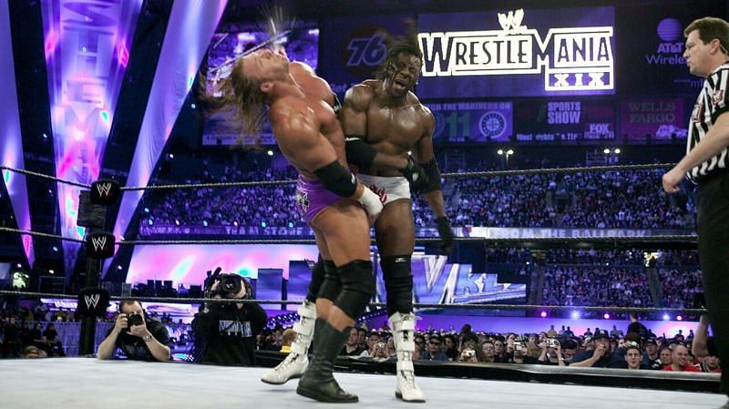 Triple H vs. Booker T at WrestleMania 19