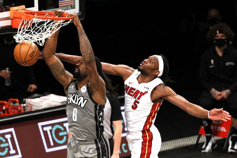 DeAndre Jordan (#6) of the Brooklyn Nets