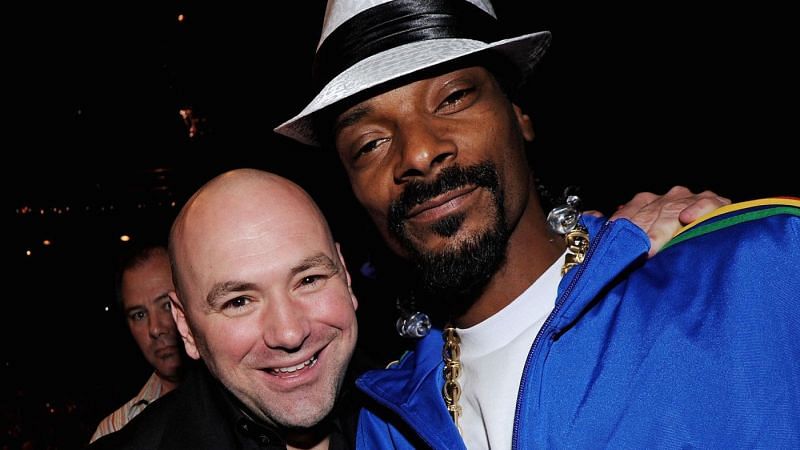 Dana White with Snoop Dogg