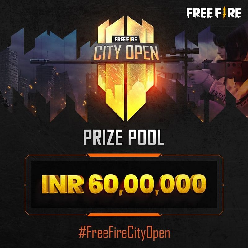 Free Fire City Open Prize Pool