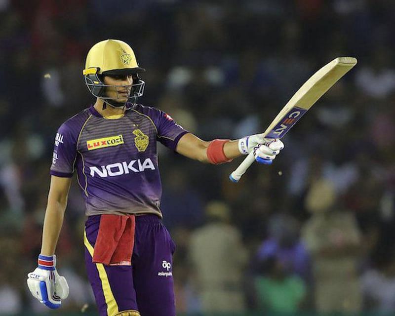 Shubman Gill in action for Kolkata Knight Riders