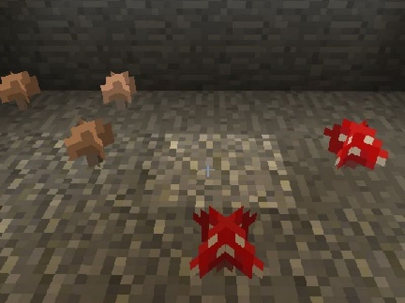 Mushrooms can be mined using anything in Minecraft (Image via Levelskip)