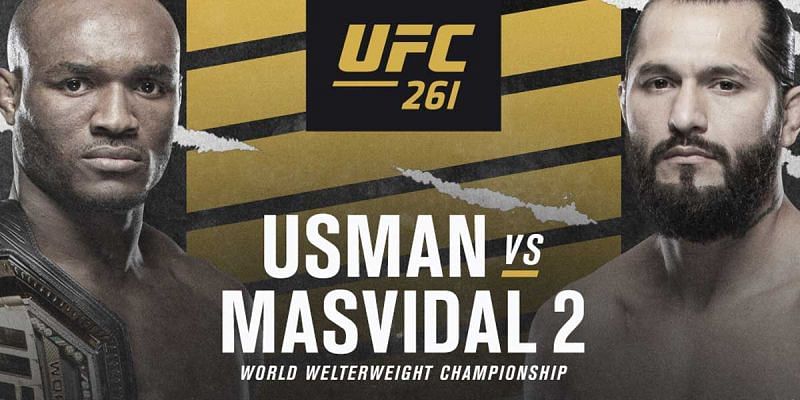 Kamaru Usman and Jorge Masvidal rematch in the main event of UFC 261 this weekend.