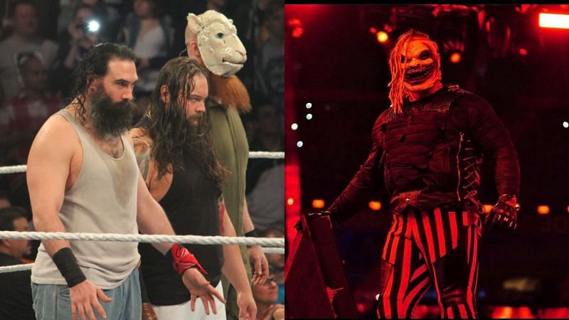 The Wyatt Family (left); The Fiend (right)