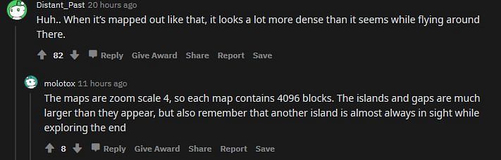 A Redditor shocked at how dense the map is (Image via Reddit)