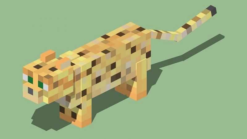 Minecraft ocelot (Image via 3dwarehouse.sketchup.com)