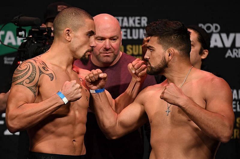 Robert Whittaker and Kelvin Gastelum were expected to fight each other in 2019.
