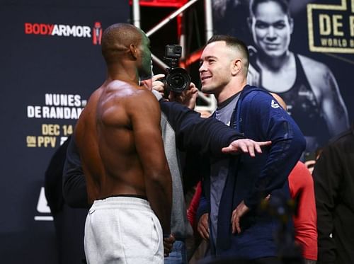 Kamaru Usman and Colby Covington