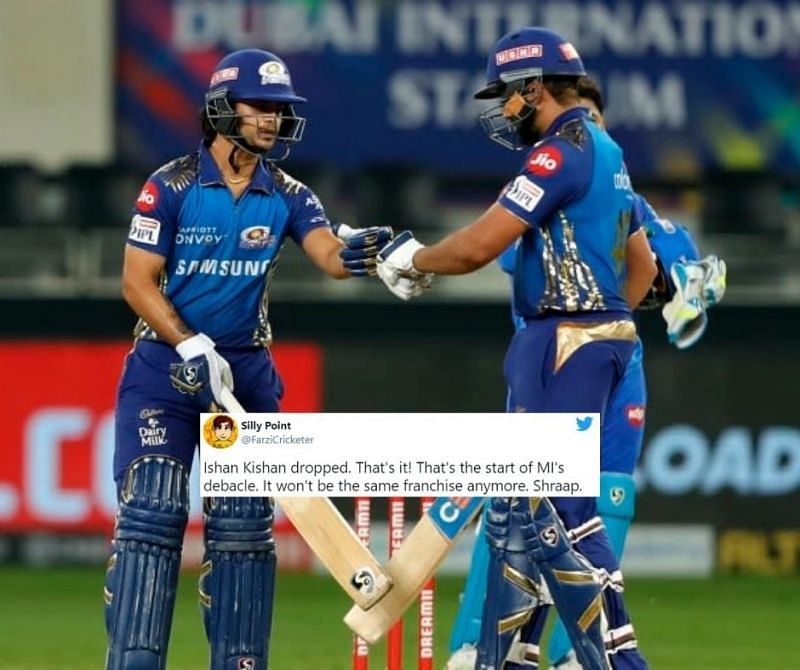 Twitterati was furious with Rohit Sharma for leaving out Ishan Kishan against RR