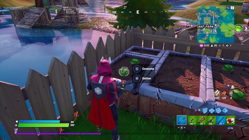 Fortnite Week 7 Challenge: Find and consume foraged items (Image via Reddit, u/ninya_the_cat)