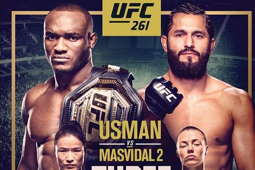 UFC 261 via Twitter