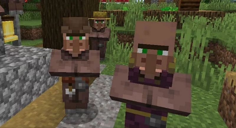 Players can get gravel from Fletcher villagers (Image via Minecraft.net)