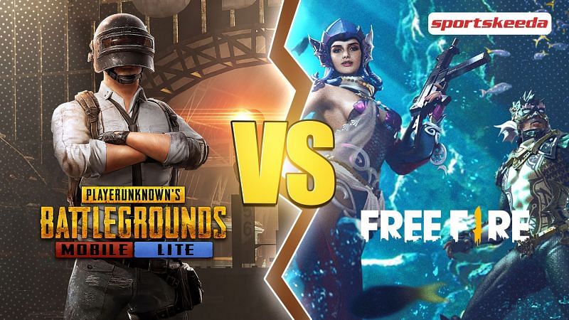 Comparing PUBG Mobile Lite and Free Fire to determine which is better for low-end devices