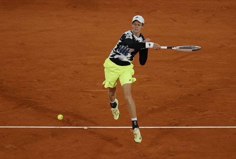 Jannik Sinner at the 2020 French Open