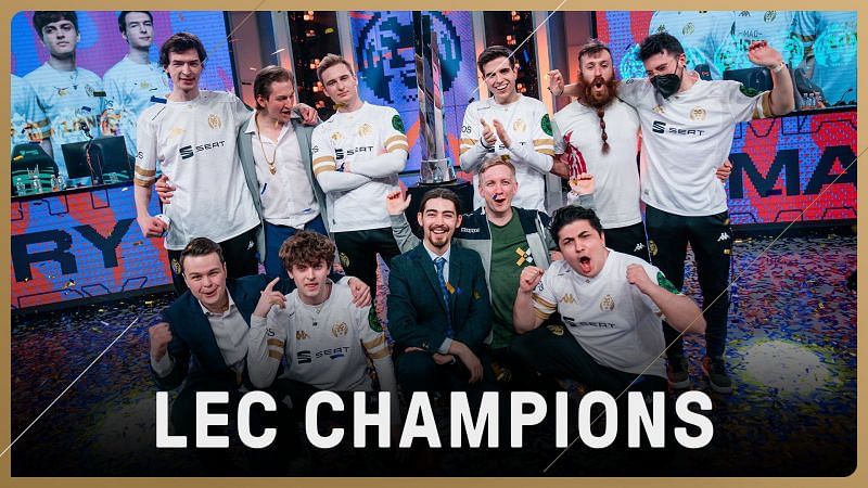 MAD Lions are the 2021 LEC Spring Split Champions (Image via LEC)