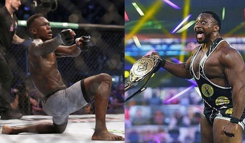 Israel Adesanya (left); Big E (right)