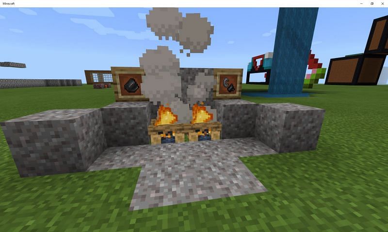 Flint can help Minecraft players set things on fire (Image via Mojang)