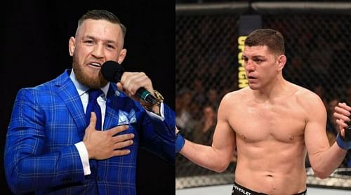 Conor McGregor (Left), Nick Diaz (Right)