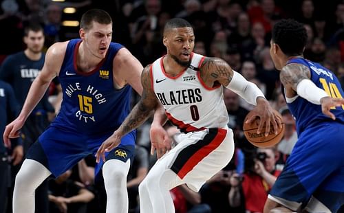 Nikola Jokic and Damian Lillard