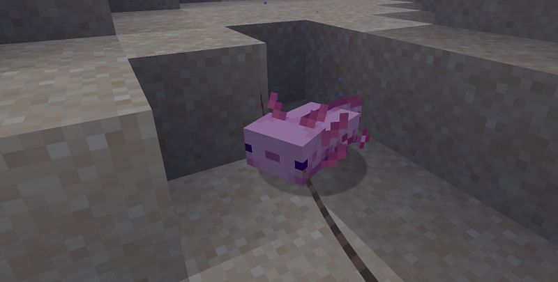 minecraft axolotl mini figure