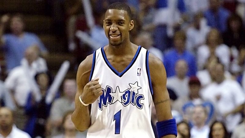 Tracy McGrady with the Orlando Magic