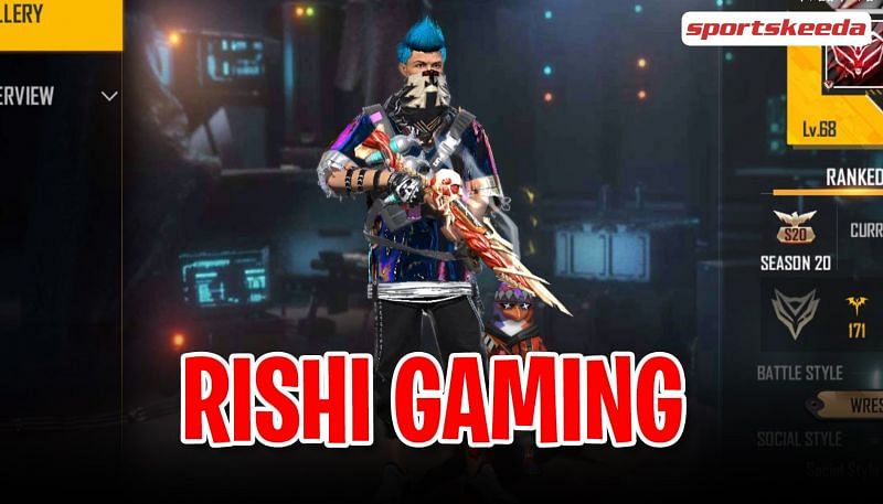 Rishi Gaming&#039;s Free Fire ID is 557371238