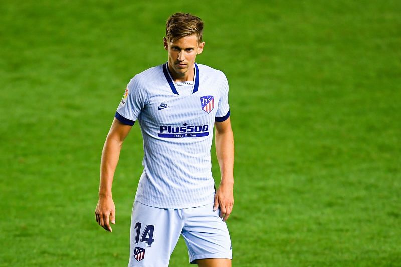 Marcos Llorente in action for Atletico Madrid.