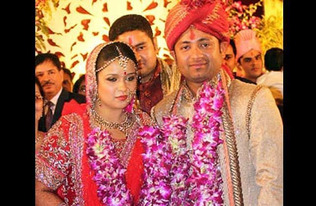 Piyush Chawla wedding with Anubhuti Chauhan