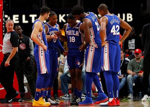 Philadelphia 76ers take on the Atlanta Hawks next.